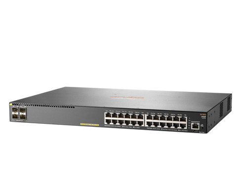 HPE Aruba Networking 2930F 24G PoE+ 4SFP Switch