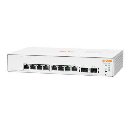 HPE Aruba Instant On 1930 8G 2SFP Managed L2+ Gigabit Ethernet (10/100/1000) 1U