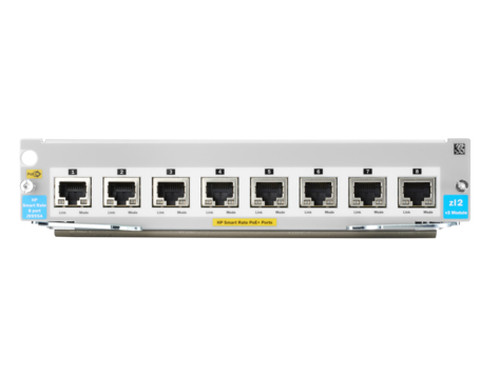 HPE Aruba Networking 8-port 1/2.5/5/10GBASE-T PoE+ MACsec v3 zl2 Module