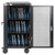 Manhattan Laptop Charging Cart/Trolley via AC Adapter (UK) 30-bay, Install device's AC Adapter (power cables) into unit, Suitable for ALL laptops (to 15.6"), iPads, MacBooks, Chromebooks, other portable devices, Bays 380x30x280mm, Cabinet, Lockable