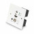 Lindy 150m Cat.6 HDMI 4K60 & Type C HDBaseT UK Wall Plate KVM Extender, Transmitter
