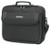 Manhattan Cambridge Laptop Bag 14.1", Clamshell Design, Black, LOW COST, Accessories Pocket, Document Compartment on Back, Shoulder Strap (removable), Equivalent to Targus CN313/CN414EU, Notebook Case, Three Year Warranty