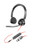 HP Poly Blackwire 3325 Stereo Microsoft Teams Certified USB-C Headset +3.5mm Plug +USB-C/A Adapter