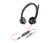 HP Poly Blackwire 3325 Stereo Microsoft Teams Certified USB-C Headset +3.5mm Plug +USB-C/A Adapter