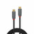Lindy 2m USB 3.2 Type C Cable, 5A PD, Anthra Line
