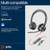 HP Poly Blackwire 8225 Stereo USB-C Headset +USB-C/A Adapter