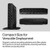 HP EliteDesk 8 Mini G2i Next Gen AI PC Wolf Pro Security Edition Copilot+ PC Intel Core Ultra 7 356H 24 GB DDR5-SDRAM 512 GB SSD Windows 11 Pro Mini PC Black