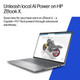 HP E0EU6EA laptop Copilot+ PC Intel Core Ultra 7 40.6 cm (16") 2.5K 32 GB DDR5-SDRAM 1 TB SSD NVIDIA RTX PRO 1000 Blackwell Wi-Fi 7 (802.11be) Windows 11 Pro AI Workstation, AI PC Silver