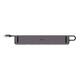Lindy DST-Mini XT 810, USB-C Laptop Mini Docking Station with Single Display (8K) or Dual Display (4K60) and 100W Pass-Through Charging