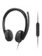 Lenovo VoIP Headset 5000 Wired Head-band Office/Call center USB Type-C Black