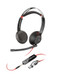 HP Poly Blackwire 5220 Stereo USB-C Headset +3.5mm Plug +USB-C/A Adapter (Bulk)