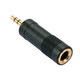 Lindy 3.5mm Stereo Jack Male to 6.3mm Stereo Jack Female Adapter