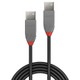 Lindy 3m USB 2.0 Type A to A Cable, Anthra Line