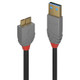Lindy 1m USB 3.2 Type A to Micro-B Cable, 5Gbps, Anthra Line