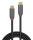 Lindy 1m USB 3.2 Type C to C Cable, 20Gbps, 5A, PD, Anthra Line