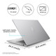 HP ZBook Studio 16 G10 Intel® Core™ i7 i7-13700H Mobile workstation 40.6 cm (16") WUXGA 32 GB DDR5-SDRAM 1 TB SSD NVIDIA Quadro RTX 3000 Wi-Fi 6E (802.11ax) Windows 11 Pro Silver