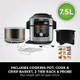 Ninja Foodi MAX 15-in-1 SmartLid Multi-Cooker with Smart Cook System 7.5L
