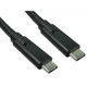 Cables Direct USB3C-901-2M USB cable USB 3.2 Gen 1 (3.1 Gen 1) USB C Black