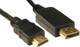 1m High Speed HDMI Cable, 4K HDR, Ethernet, Gold Plated - Black