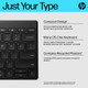 HP 355 Compact Multi-Device Bluetooth Keyboard