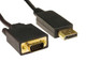 DisplayPort - VGA, 1m VGA (D-Sub) Black