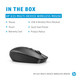 HP MULT-DVC 635 BLK WRLS mouse Ambidextrous RF Wireless + Bluetooth 1200 DPI