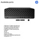 HP ProDesk 4 SFF G1i AI Intel Core Ultra 7 265 16 GB DDR5-SDRAM 512 GB SSD Windows 11 Pro PC AI PC Black