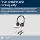 HP Poly Blackwire 3320 Stereo Microsoft Teams Certified USB-C Headset +USB-C/A Adapter