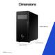HP Z2 Tower G1i Intel Core Ultra 7 265 32 GB DDR5-SDRAM 1 TB SSD NVIDIA RTX A1000 Windows 11 Pro Workstation AI Workstation, AI PC Black