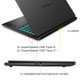 HP OMEN Transcend 14-fb1003na Intel Core Ultra 7 255H Laptop 35.6 cm (14") 3K 16 GB LPDDR5-SDRAM 1 TB SSD NVIDIA® GeForce RTX™ 5050 Wi-Fi 7 (802.11be) Windows 11 Home AI PC Black