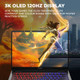 HP OMEN Transcend 14-fb1003na Intel Core Ultra 7 255H Laptop 35.6 cm (14") 3K 16 GB LPDDR5-SDRAM 1 TB SSD NVIDIA® GeForce RTX™ 5050 Wi-Fi 7 (802.11be) Windows 11 Home AI PC Black