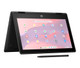 HP Fortis Flip G1m Chromebook MediaTek 520 29.5 cm (11.6") Touchscreen HD 8 GB LPDDR4x-SDRAM 64 GB eMMC Wi-Fi 6 (802.11ax) ChromeOS Black