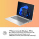 HP ProBook 4 G1i 14 inch Notebook AI PC Wolf Pro Security Edition Intel Core Ultra 7 255H Laptop 35.6 cm (14") WUXGA 32 GB DDR5-SDRAM 1 TB SSD Wi-Fi 7 (802.11be) Windows 11 Pro Silver
