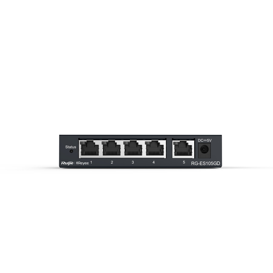 Ruijie Networks RG-ES105GD network switch Unmanaged Gigabit Ethernet (10/100/1000) Black