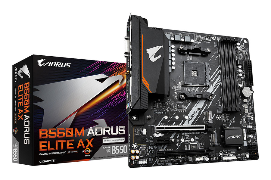 GIGABYTE B550M AORUS ELITE AX Motherboard