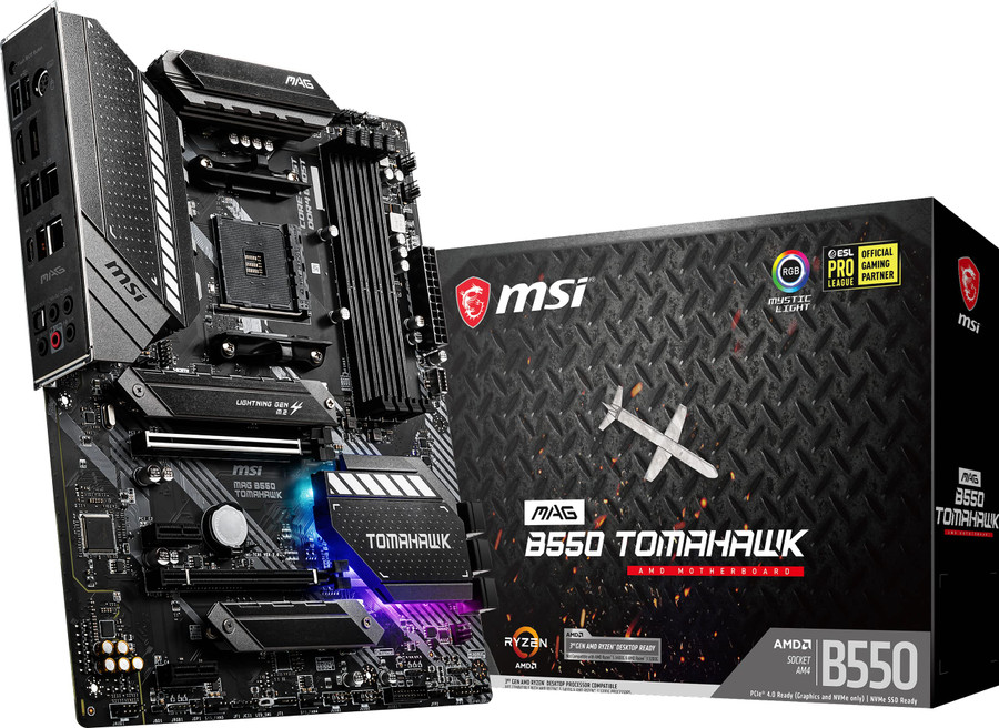 MSI MAG B550 Tomahawk AMD B550 Socket AM4 ATX