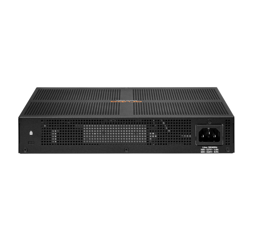 HPE Aruba Networking 6100 12G Class4 PoE 2G/2SFP+ 139W Managed L3 Gigabit Ethernet (10/100/1000) Power over Ethernet (PoE) 1U Black