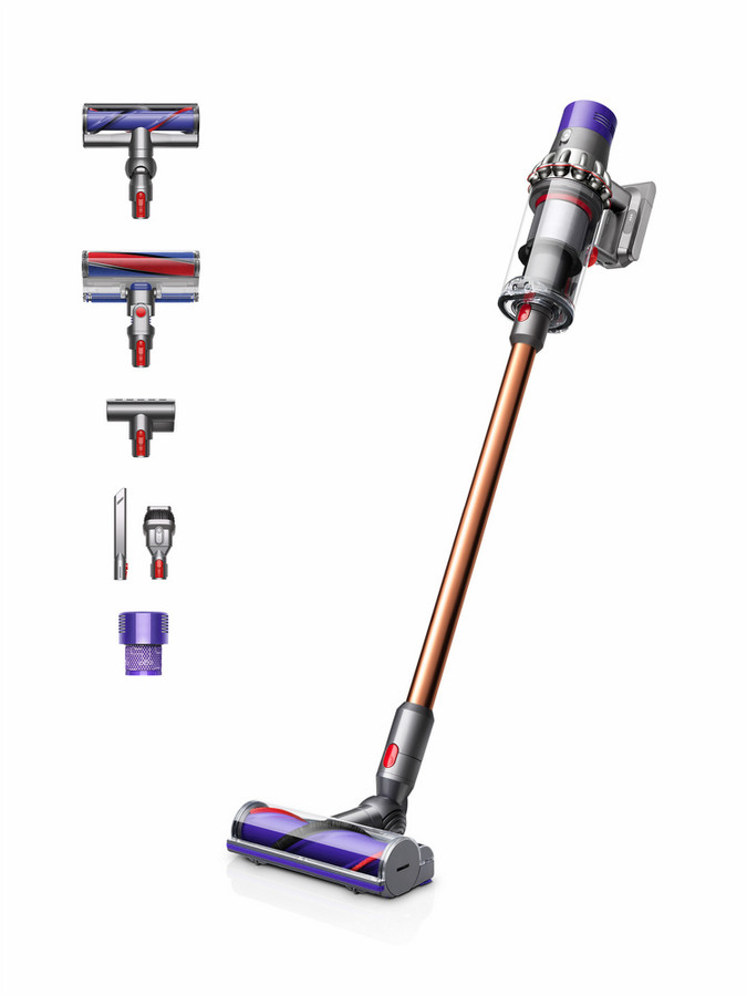Dyson V10 Absolute 2-in-1 stick vacuum Battery Dry Bagless 0.77 L Copper, Nickel