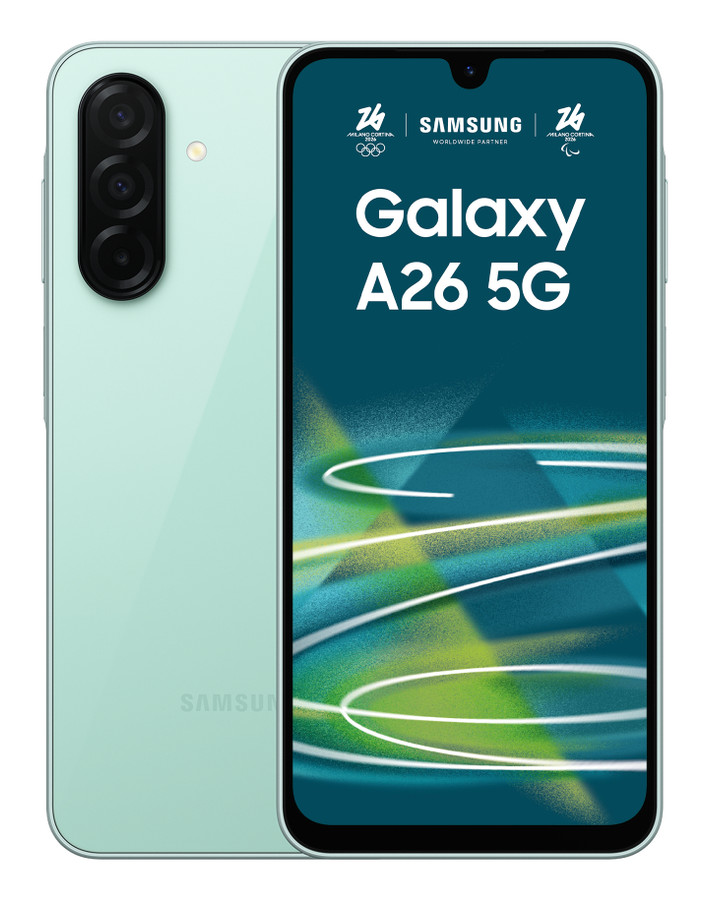 Samsung Galaxy A26, 17 cm (6.7"), 6 GB, 128 GB, 50 MP, Android 15, Mint colour