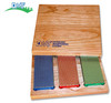 DMT W6EFC THREE 6" DIAMOND HONE KIT. COARSE FINE AND EXTRA FINE HONES. HARDWOOD STORAGE CASE. CUTLERY SHOPPE