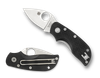 Spyderco C130GP Chicago - 2.0" Satin Finish Plain Edge CTS-BD1N Blade - Black G-10 Handle