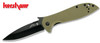 Kershaw 6054BRNBLK Emerson CQC-4K Wave - 3.25" Black Finish Spear Point Blade - Coyote Brown Handle - CUTLERY SHOPPE 