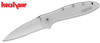 KERSHAW 1660ST KEN ONION DESIGN LEEK SPEEDSAFE ASSISTED FLIPPER. 3.0" COMBO EDGE SANDVIK 14C28N BLADE. STAINLESS STEEL HANDLE. CUTLERY SHOPPE