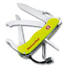 VICTORINOX SWISS ARMY 0.8623.MWN-X4 RESCUE TOOL 111mm (4.37") FLUORESCENT YELLOW. OLD SKU 53900 CUTLERY SHOPPE 