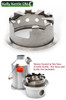Kelly Kettle 50115 Hobo Stove - To Be Used With Stainless Steel Fire Ring From Base Camp or Scout To Hold Pots Or Pans