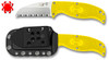 FB31YL, FB31SYL, ENUFF, SALT, H-1, SPYDERCO, CUTLERY SHOPPE