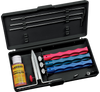 LANSKY LKC03 STANDARD 3 HONE KIT. INCLUDES: COARSE, MEDIUM & FINE HONE. PLASTIC STORAGE CASE. CUTLERY SHOPPE