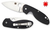 SPYDERCO C216GP EFFICIENT FOLDER. 2.95" 8Cr13MoV BLADE. BLACK G-10 HANDLE. CUTLERY SHOPPE