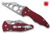 C85TR2 SPYDERCO YOJIMBO 2 TRAINER RED DRONE KNIFE, CUTLERY SHOPPE