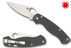 SPYDERCO PARA 2 C81GPDGY2, MAXAMET BLADE, DARK GRAY G-10 HANDLE, CUTLERY SHOPPE